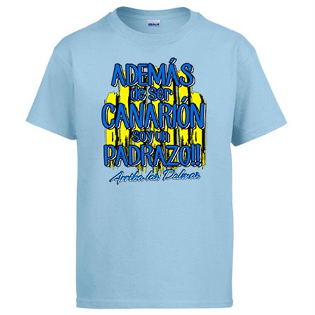 Camiseta además de ser Canarión soy un padrazo Las Palmas fútbol