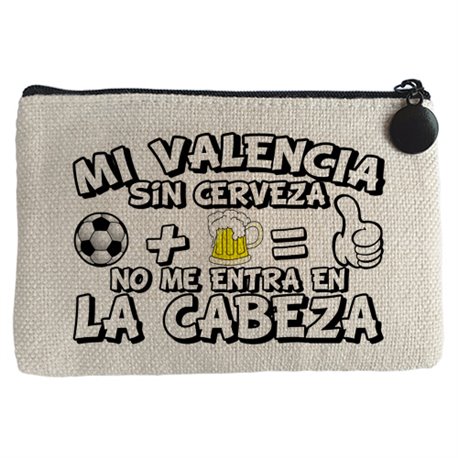 Monedero Mi Valencia sin Cerveza no me entra en la cabeza