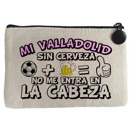 Monedero Mi Valladolid sin Cerveza no me entra en la cabeza