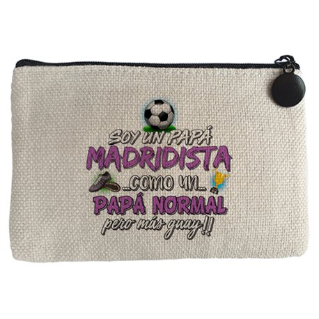 Monedero soy un papá Madridista como un papá normal pero más guay