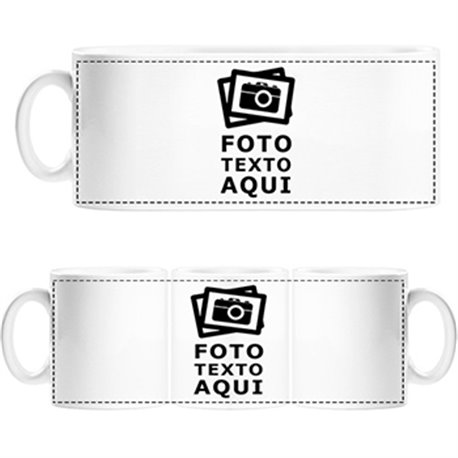 Taza personalizada con foto todo el ancho