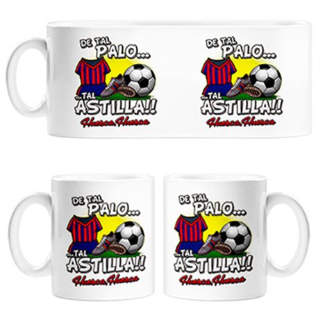 Tazas de tal palo tal astilla Huesca fútbol