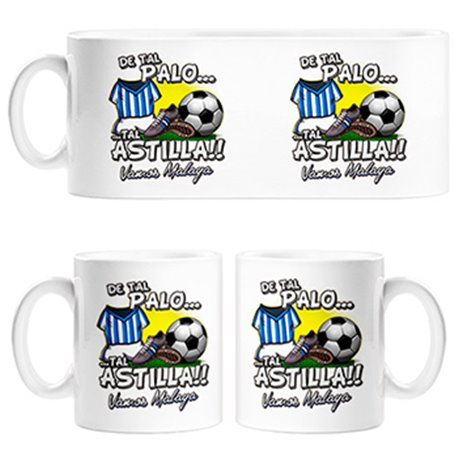 Tazas De tal palo tal astilla Málaga fútbol
