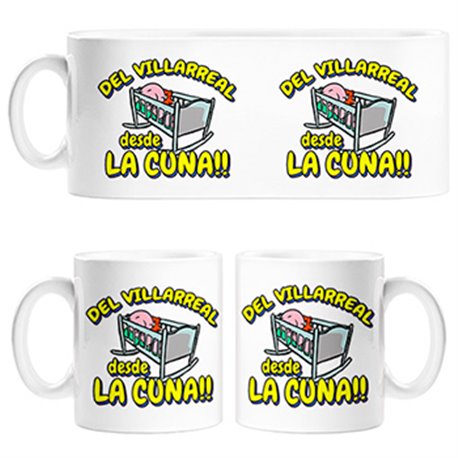 Tazas del Villarreal desde la cuna fútbol