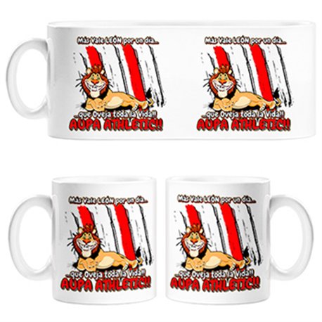 Tazas león por un día Aupa Athletic