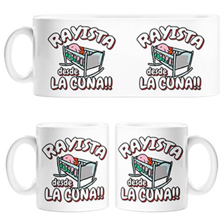 Tazas Rayista desde la cuna Rayo Vallecano fútbol