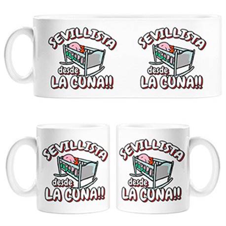 Tazas Sevillista desde la cuna Sevilla fútbol
