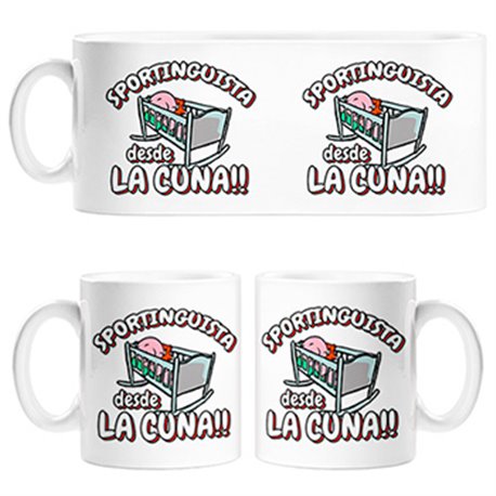 Tazas Sportinguista desde la cuna Sporting fútbol