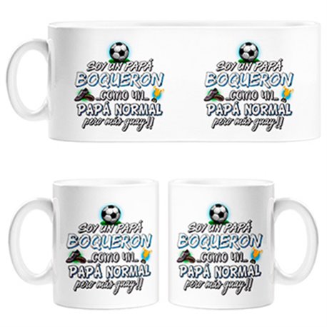Taza soy un papá Boquerón como un papá normal pero más guay