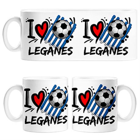 Taza I Love Leganés fútbol