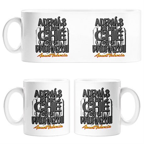 Taza además de ser Ché soy un padrazo Valencia fútbol