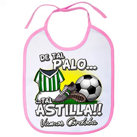 Babero De tal palo tal astilla Córdoba fútbol