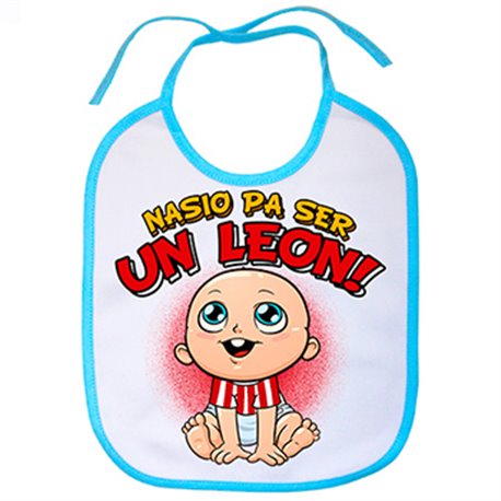 Babero nacido para ser un león de Bilbao