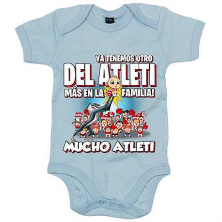 Body bebé ya tenemos otro del Atleti más en la familia para aficionado al fútbol 