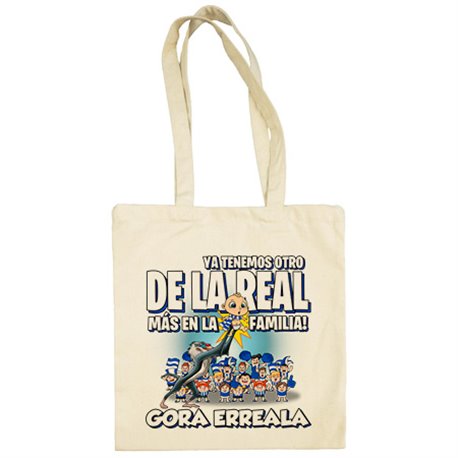 Bolsa de tela ya tenemos otro de La Real más en la familia San Sebastián fútbol