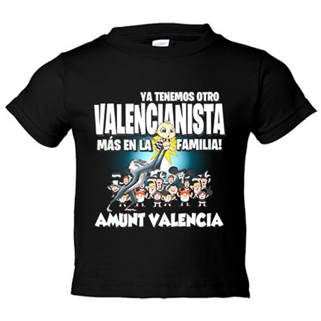 Camiseta niño ya tenemos otro Valencianista más en la familia Valencia fútbol