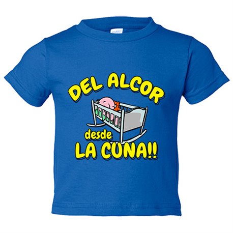 Camiseta bebé del Alcor desde la cuna para aficionado al fútbol
