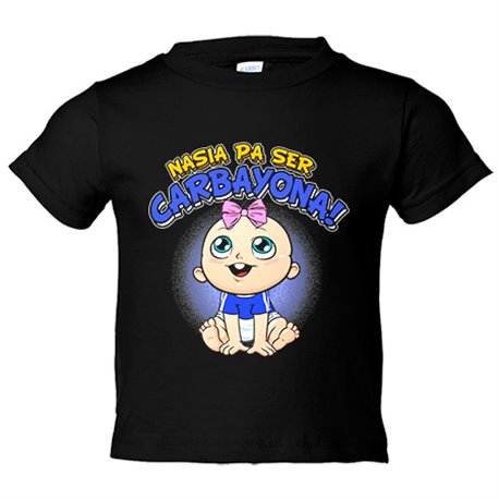 Camiseta niño nacida para ser Carbayona fútbol