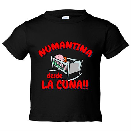 Camiseta niño Numantina desde la cuna Numancia fútbol
