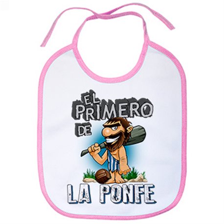 Babero frase el primero de la ponfe para hincha de su equipo de fútbol