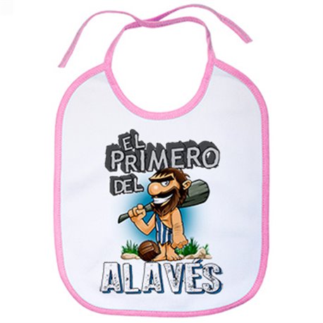 Babero frase el primero del Alavés para hincha de su equipo de fútbol