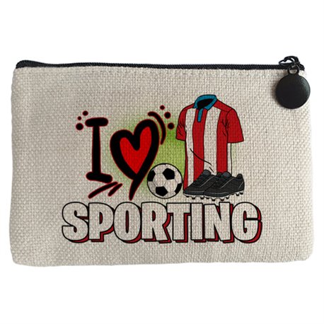 Monedero para enamorado de su equipo de fútbol del Sporting