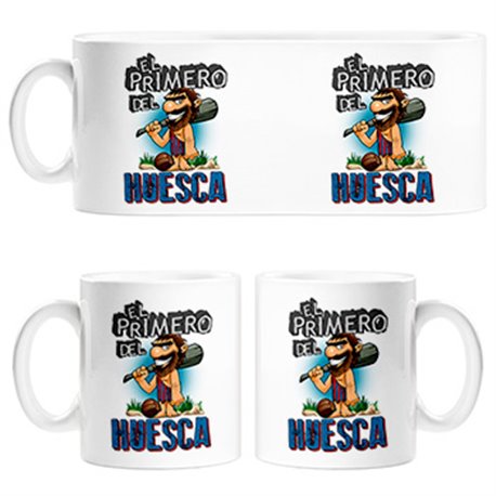 Taza frase el primero del Huesca para hincha de su equipo de fútbol