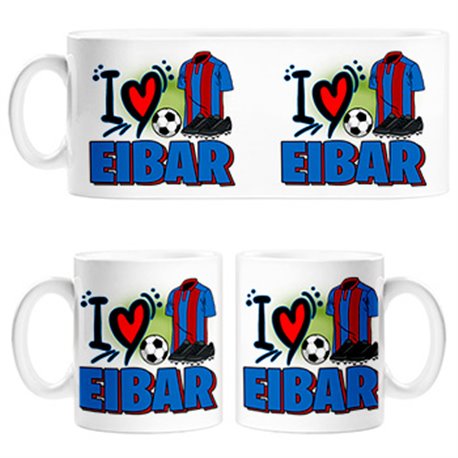 Taza para enamorado de su equipo de fútbol de Eibar