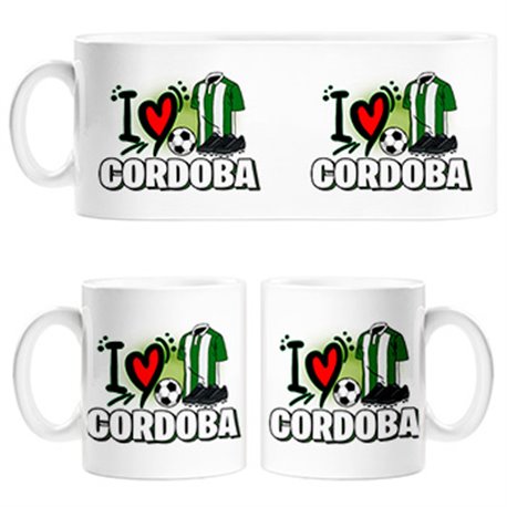 Taza para enamorado de su equipo de fútbol del Córdoba