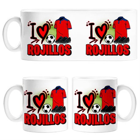 Taza para enamorado rojillo de su equipo de fútbol