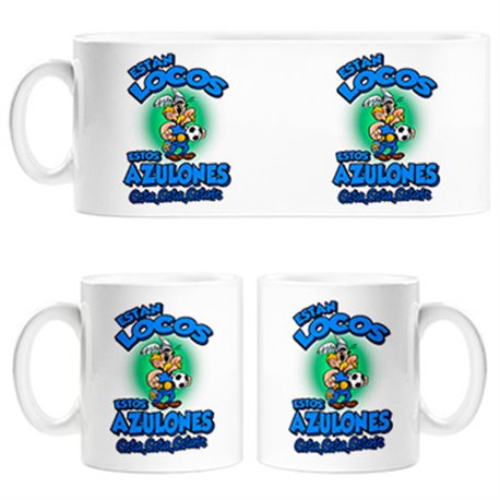 Taza parodia de Asteris para aficionados al fútbol de Getafe