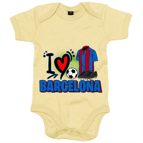 Body bebé para enamorado de su equipo de fútbol de Barcelona