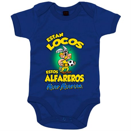 Body bebé parodia de Asteris para aficionados al fútbol de Alcorcón