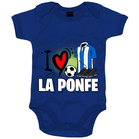 Body bebé para enamorado de su equipo de fútbol de Ponferradina
