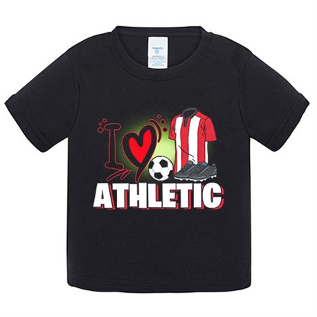 Camiseta bebé para enamorado de su equipo de fútbol del Athletic