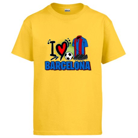 Camiseta para enamorado de su equipo de fútbol de Barcelona