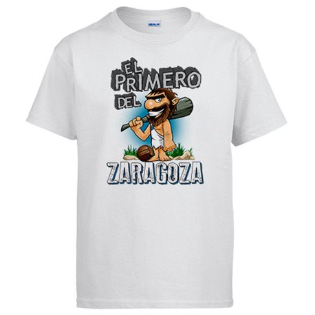 Camiseta frase el primero del Zaragoza para hincha de su equipo de fútbol
