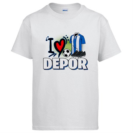 Camiseta para enamorado de su equipo de fútbol del Depor