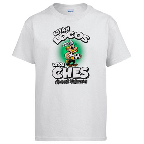 Camiseta parodia de Asteris para aficionados al fútbol de Valencia