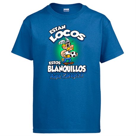 Camiseta parodia de Asteris para aficionados al fútbol de Zaragoza