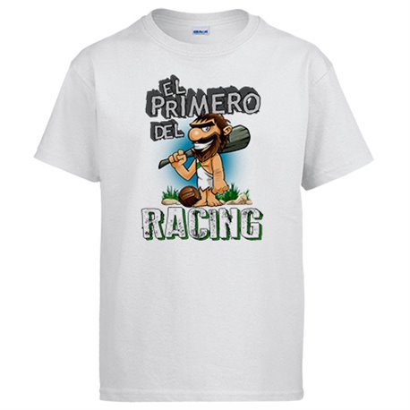 Camiseta frase el primero del Racing para hincha de su equipo de fútbol