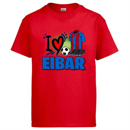 Camiseta para enamorado de su equipo de fútbol de Eibar