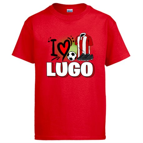 Camiseta para enamorado de su equipo de fútbol de Lugo