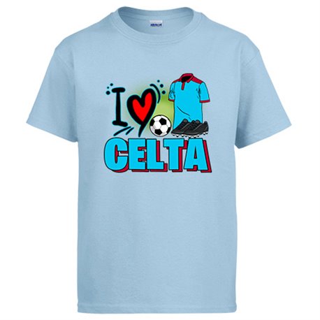 Camiseta para enamorado de su equipo de fútbol del Celta