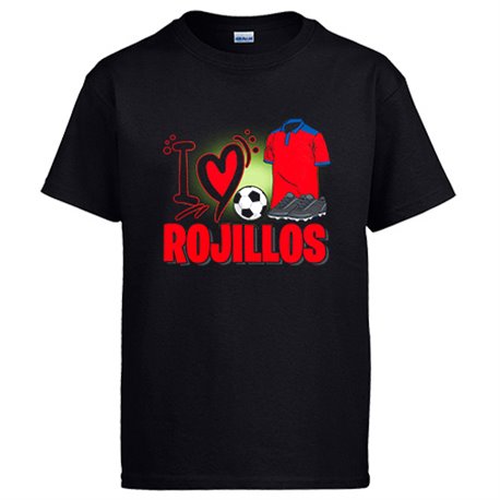 Camiseta para enamorado rojillo de su equipo de fútbol