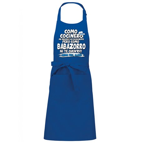 Delantal Alavés cocinero Babazorro aficionado al fútbol