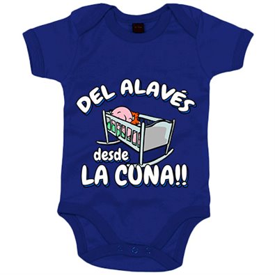 Body bebé del Alavés desde la cuna para aficionado al fútbol