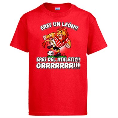 Camiseta eres un león eres del Athletic