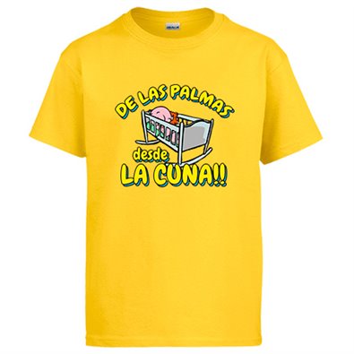 Camiseta de Las Palmas desde la cuna para aficionado al fútbol para aficionado al fútbol