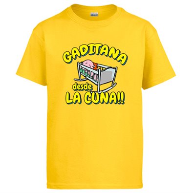 Camiseta Gaditana desde la cuna Cádiz fútbol